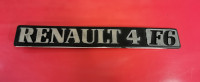 Monogramme Renault 4 F6