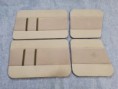 4 Panneaux de porte Renault 4l Savane